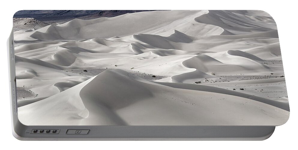 Aerial Shots Portable Battery Charger featuring the photograph Dumont Dunes 8 by Jim Thompson