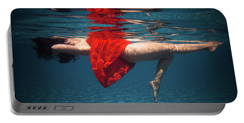 Swim Portable Battery Charger featuring the photograph 7 by Gemma Silvestre