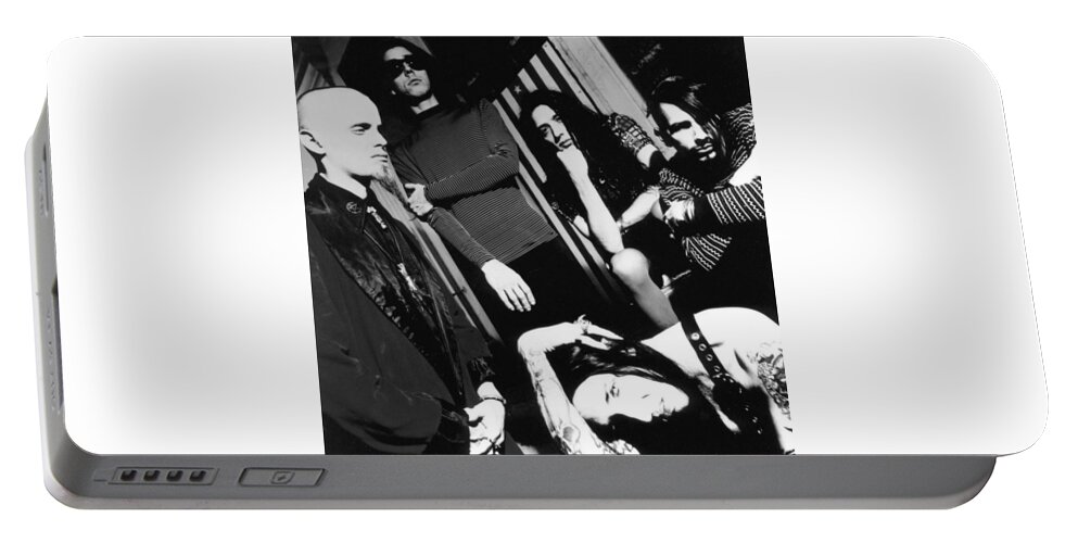 Marilyn Manson Portable Battery Charger featuring the photograph Marilyn Manson #8 by Jackie Russo