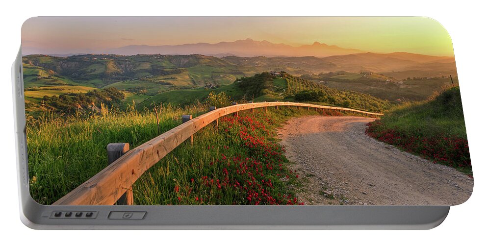 Sunset Portable Battery Charger featuring the photograph Sunset #8 by Mariel Mcmeeking