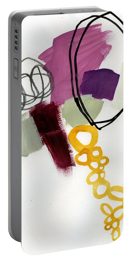 Drawing Portable Battery Charger featuring the painting 81/100 by Jane Davies
