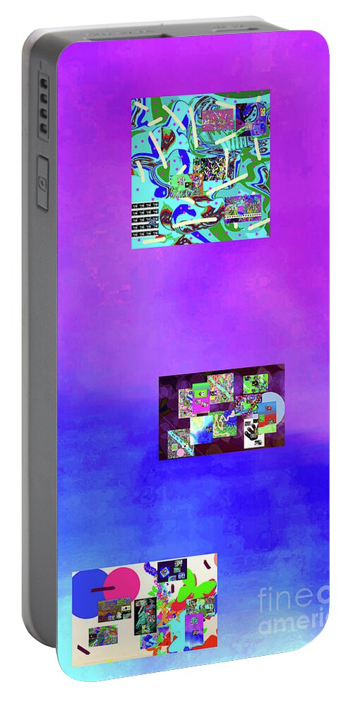 Walter Paul Bebirian Portable Battery Charger featuring the digital art 9-12-2015habcdefg by Walter Paul Bebirian