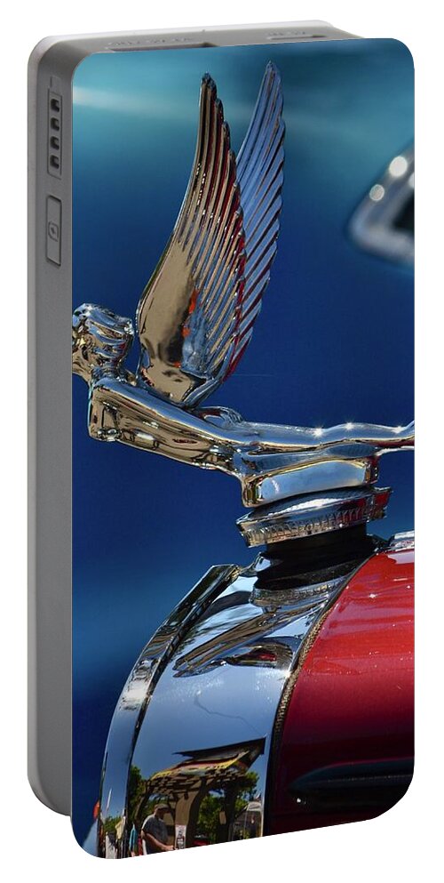  Portable Battery Charger featuring the photograph Hood Ornament by Dean Ferreira