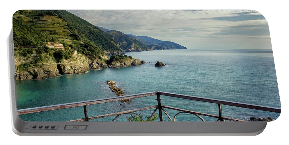 Mediterranean Portable Battery Charger featuring the photograph A Beautiful Day by Becqi Sherman