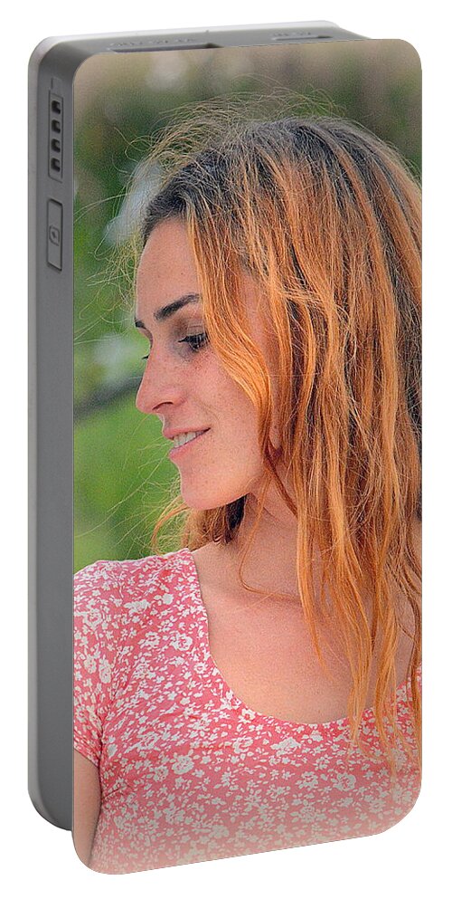 Woman Portable Battery Charger featuring the photograph A Beautiful Woman by Lori Seaman