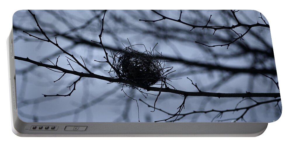 Nest Portable Battery Charger featuring the photograph A Bird's Nest by Lara Morrison