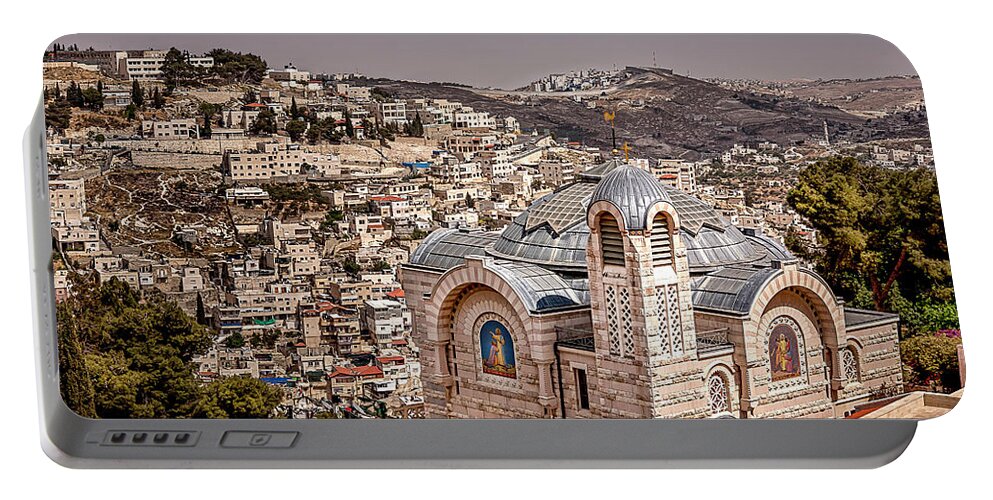 Church Portable Battery Charger featuring the photograph A Church by Endre Balogh
