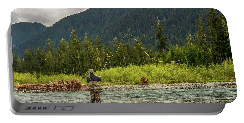 Fly Fishing Portable Battery Charger featuring the photograph A Day on the River by Jason Brooks