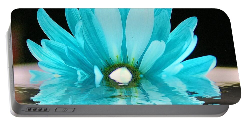 Flower Portable Battery Charger featuring the photograph A Float by Julie Lueders 