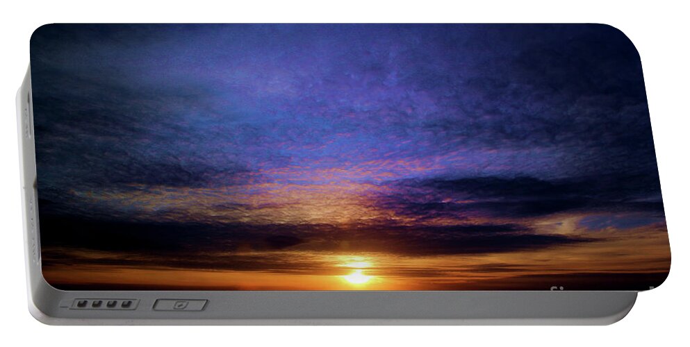 Longview Portable Battery Charger featuring the photograph A Longview Sunrise by Al Bourassa