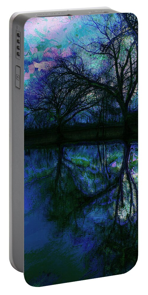 Landscape Portable Battery Charger featuring the photograph A Monet Kinda Day by Julie Lueders 