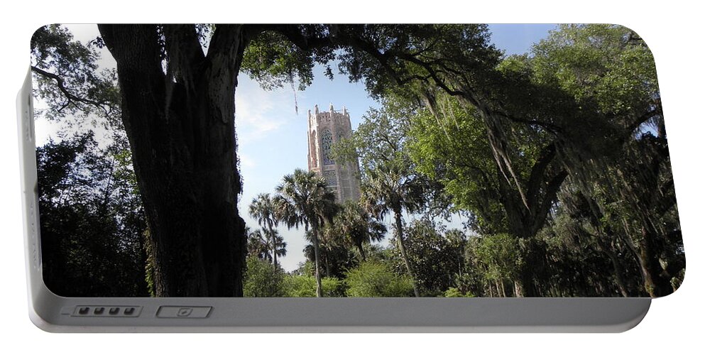 Bok Tower Portable Battery Charger featuring the photograph A Path To The Tower by Kim Galluzzo Wozniak