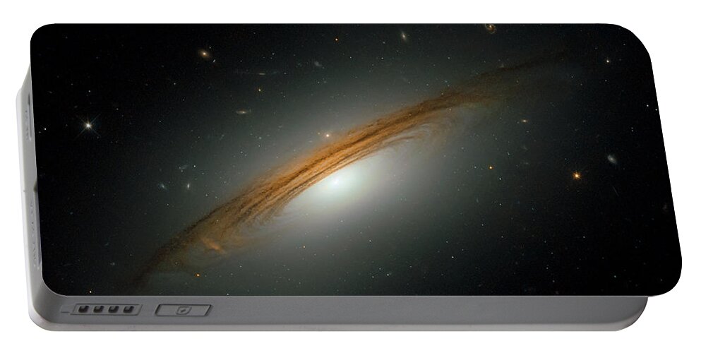 Galaxy Portable Battery Charger featuring the photograph Fastest spinning galaxy by Nicholas Burningham