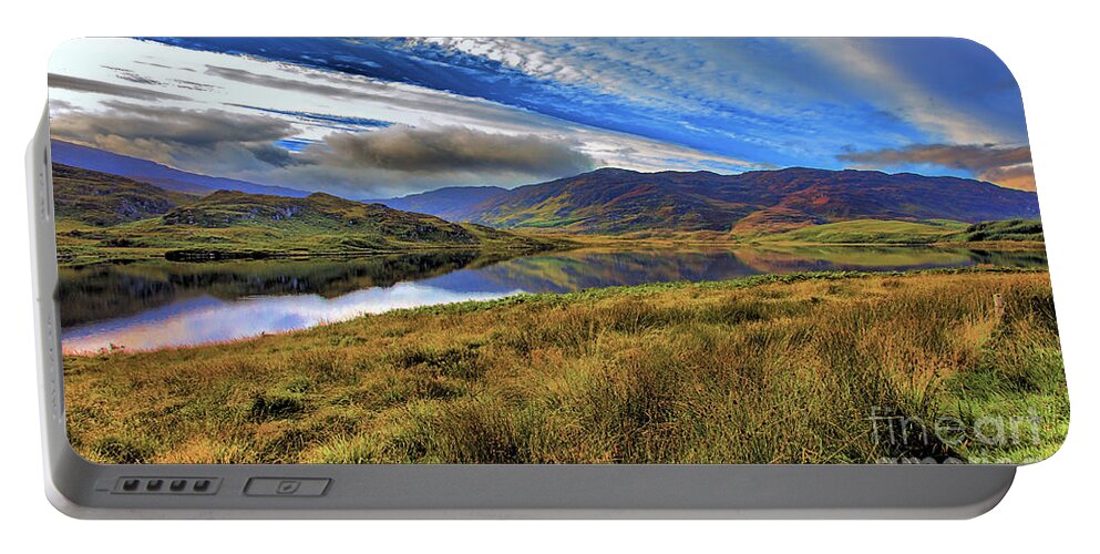 Ireland Portable Battery Charger featuring the photograph A sunny moment in Ireland by Agnes Caruso