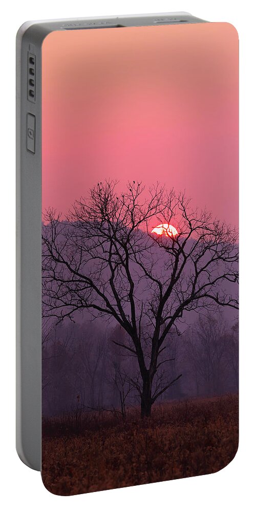 Sunset Portable Battery Charger featuring the photograph A Tennessee Sunset by Duane Cross