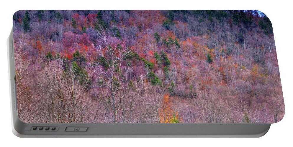 Landscape Portable Battery Charger featuring the photograph A Touch of Autumn by David Patterson