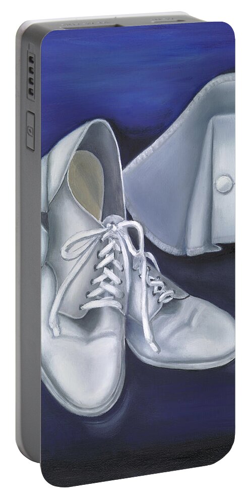 Nurse Portable Battery Charger featuring the painting A Tradition of White by Marlyn Boyd