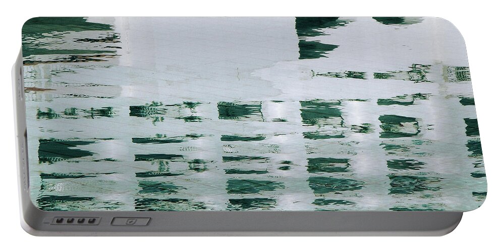 Marc Nader Photo Art Portable Battery Charger featuring the photograph A Water Dance Of Whites by Marc Nader