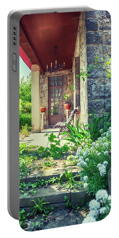 Outdoor Portable Battery Charger featuring the photograph Abandoned House by Ariadna De Raadt