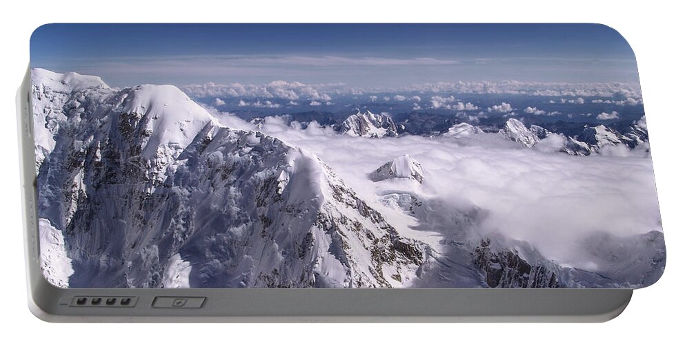 Above Denali Portable Battery Charger featuring the photograph Above Denali by Chad Dutson