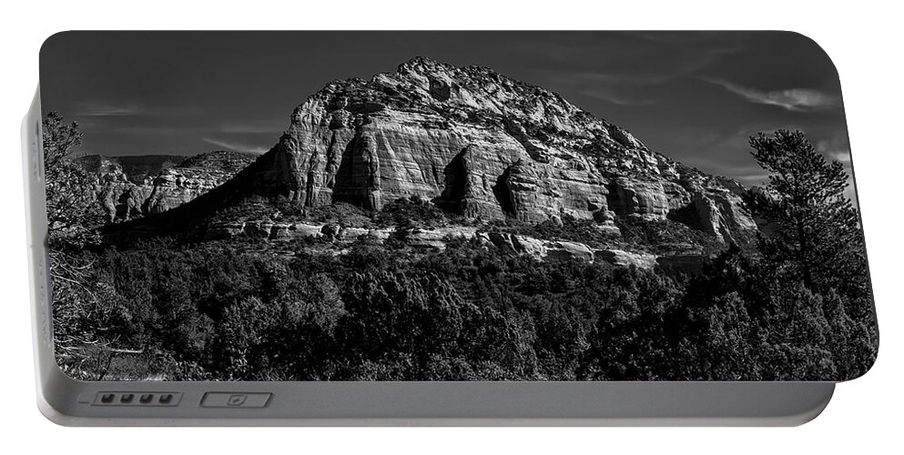 Arizona Portable Battery Charger featuring the photograph Above The Vortex BW by Mark Myhaver