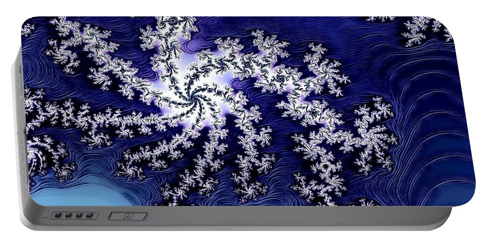 Digital Art Portable Battery Charger featuring the digital art Abstract Fractal 122016.7 by Artful Oasis
