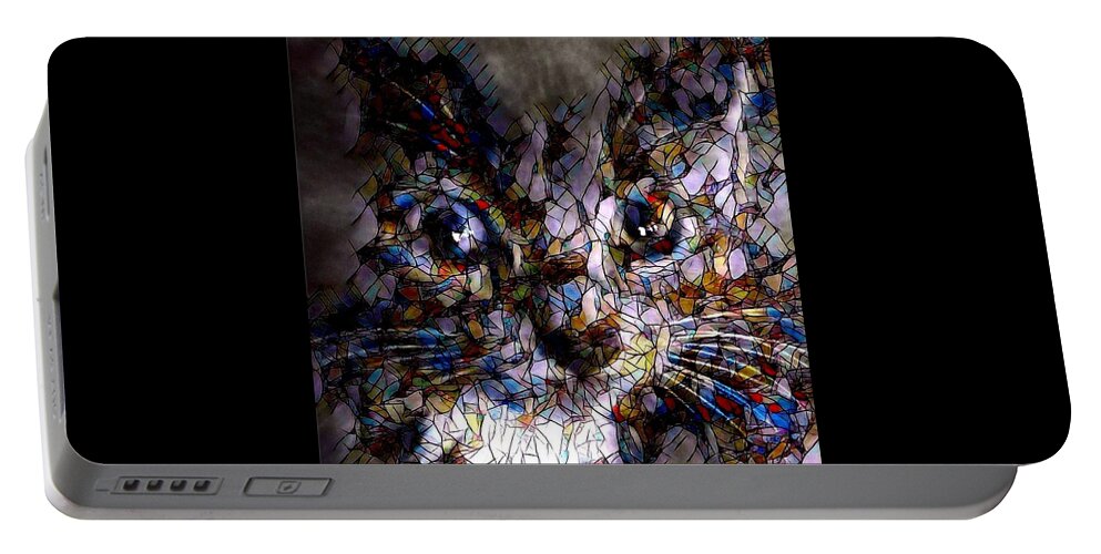 Digital Art Portable Battery Charger featuring the photograph Abstract Houdini by Artful Oasis 1 by Belinda Cox