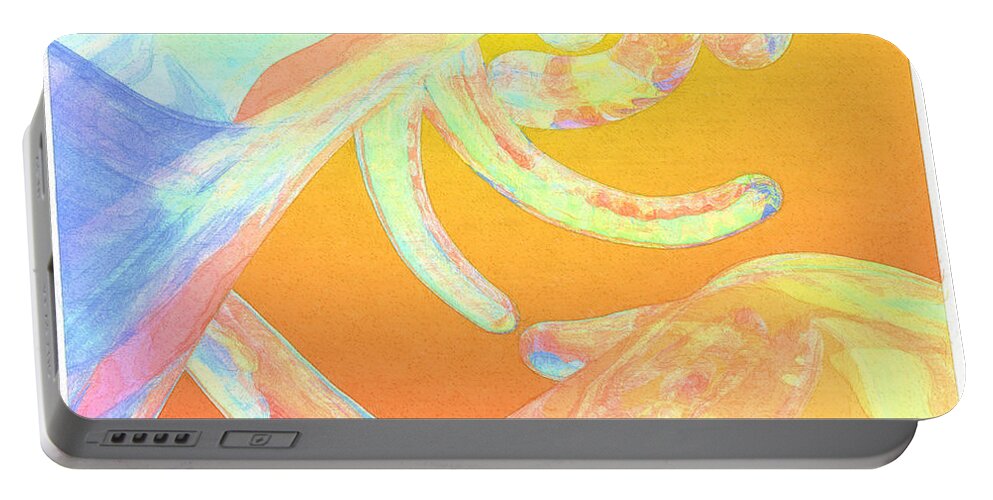 Abstract Portable Battery Charger featuring the photograph Abstract Number 1 by Peter J Sucy