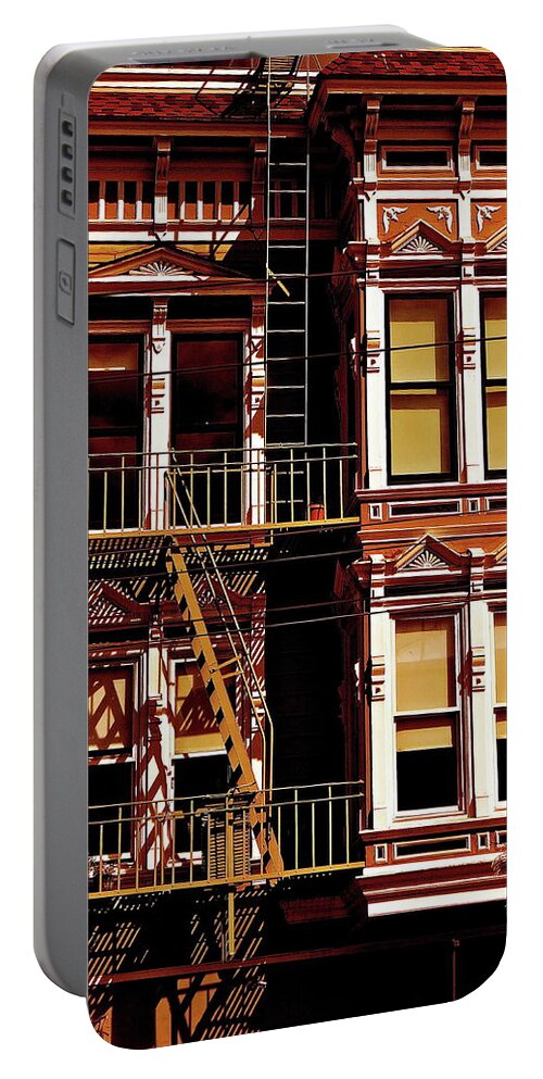 San Francisco Portable Battery Charger featuring the photograph Abstract On Castro by Ira Shander