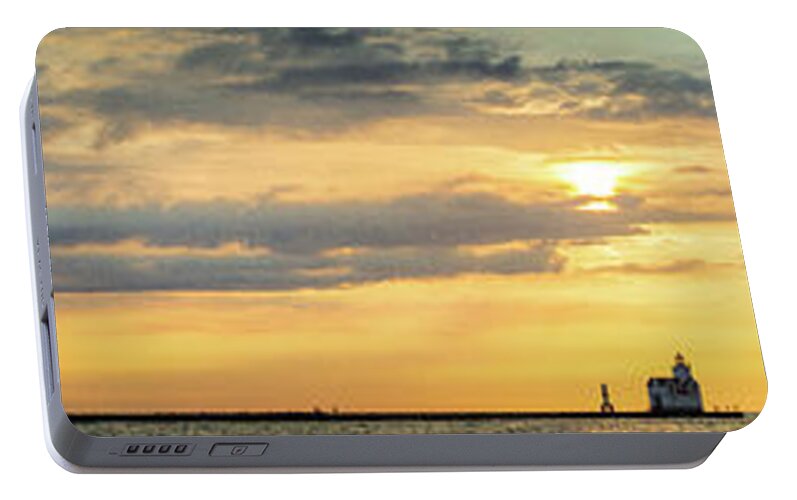 Lighthouse Portable Battery Charger featuring the photograph Abundance of Atmosphere by Bill Pevlor