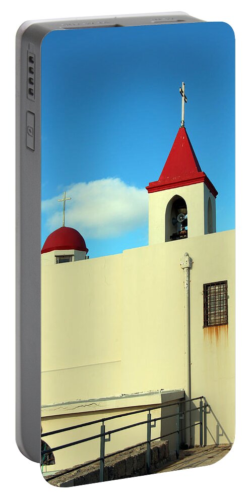 Acre Portable Battery Charger featuring the photograph Acre Church by Munir Alawi