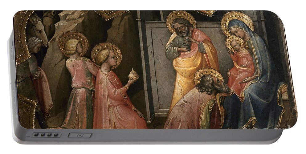 1405 Portable Battery Charger featuring the photograph Adoration Of The Kings by Granger