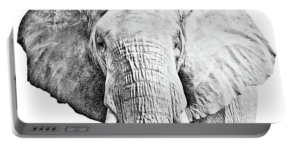 Safari Portable Battery Charger featuring the digital art African Safari B by Jean Plout