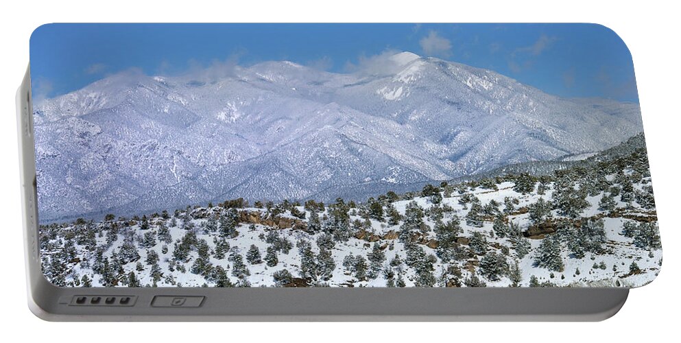 Landscape Portable Battery Charger featuring the photograph After The Blizzard by Ron Cline