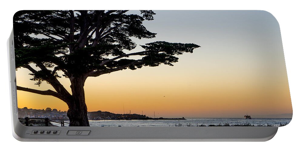 Sunset Portable Battery Charger featuring the photograph Afterglow by Derek Dean
