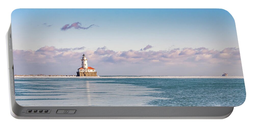  Portable Battery Charger featuring the photograph Afternoon in the harbour by Framing Places
