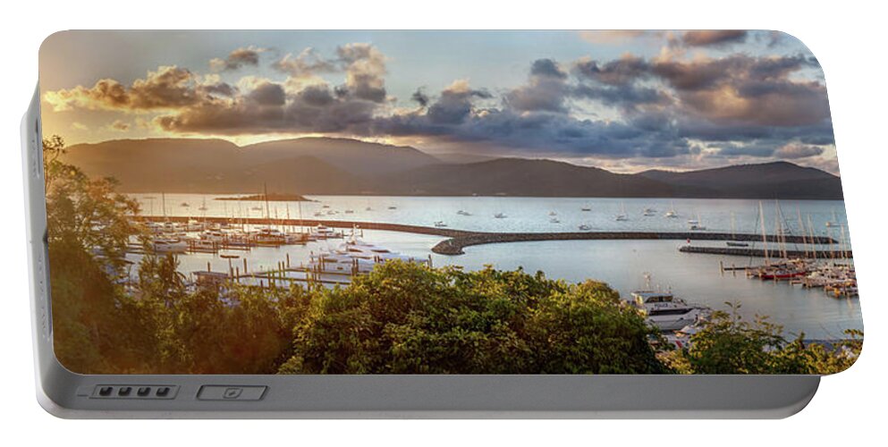 Airlie Beach Portable Battery Charger featuring the photograph Airlie Beach Marina by Az Jackson