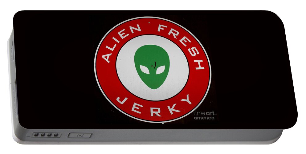 Alien Portable Battery Charger featuring the photograph Alien Food by Randall Weidner