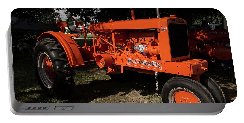 Tractor Portable Battery Charger featuring the photograph Allis-Chalmers WC by Mike Eingle