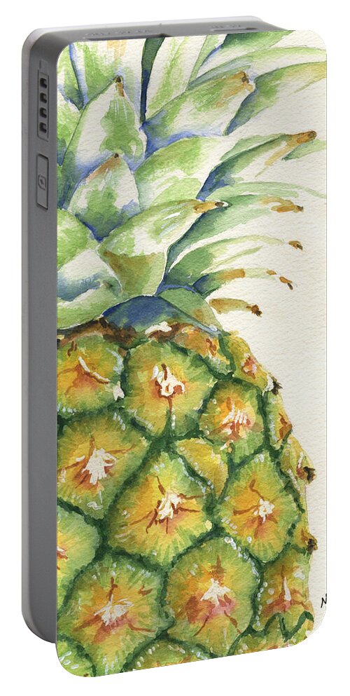 Aloha Portable Battery Charger featuring the painting Aloha by Marsha Elliott