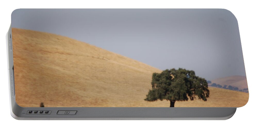 Tree Portable Battery Charger featuring the photograph Alone by Maria Aduke Alabi
