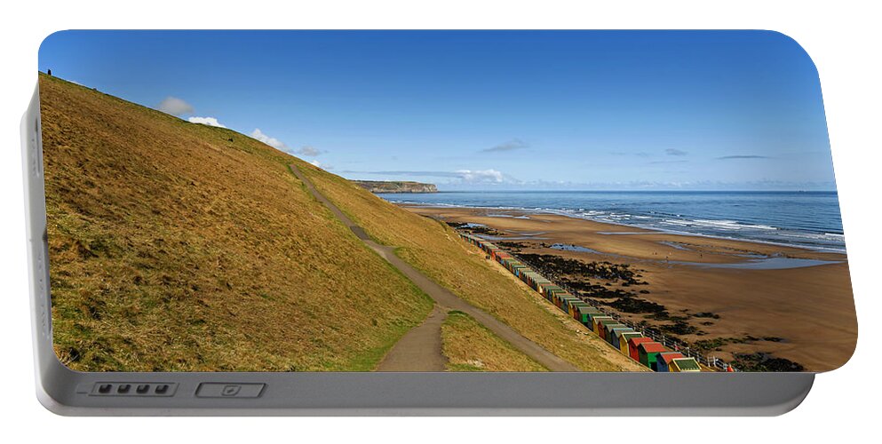 Britain Portable Battery Charger featuring the photograph Along The West Cliff - Whitby by Rod Johnson