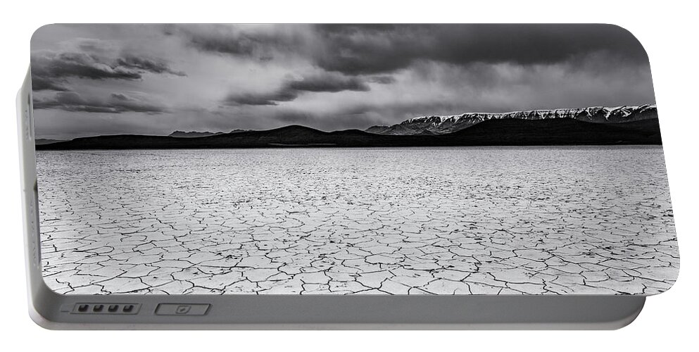 Desert Portable Battery Charger featuring the photograph Alvord Desert by Cat Connor