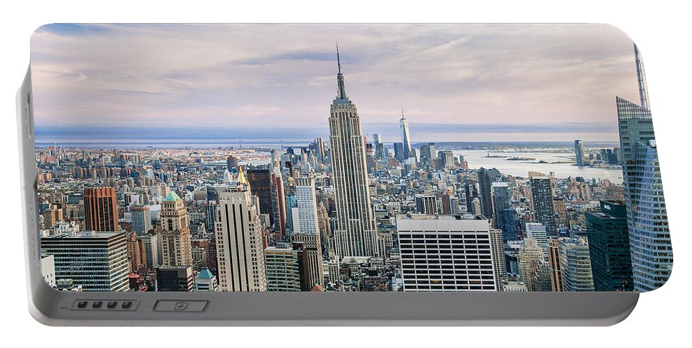 Empire State Building Portable Battery Charger featuring the photograph Amazing Manhattan by Az Jackson