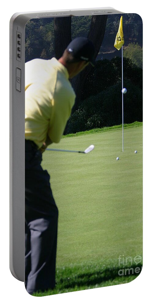 Golf Portable Battery Charger featuring the photograph Ames Swing Irons by Chuck Kuhn