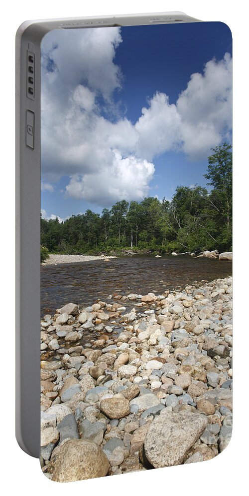 New England Portable Battery Charger featuring the photograph Ammonoosuc River - Carroll New Hampshire USA by Erin Paul Donovan