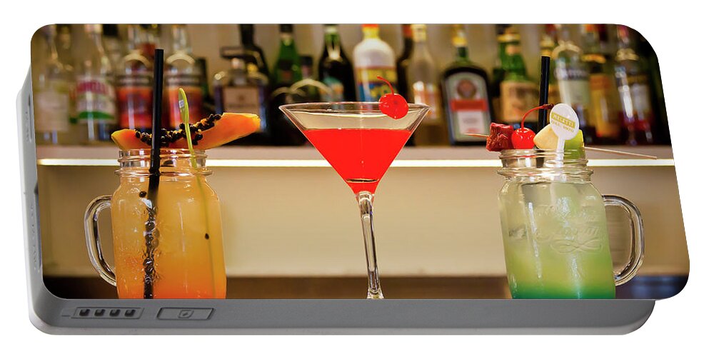 Martini Portable Battery Charger featuring the photograph An italian drink by Alessandro Della Pietra