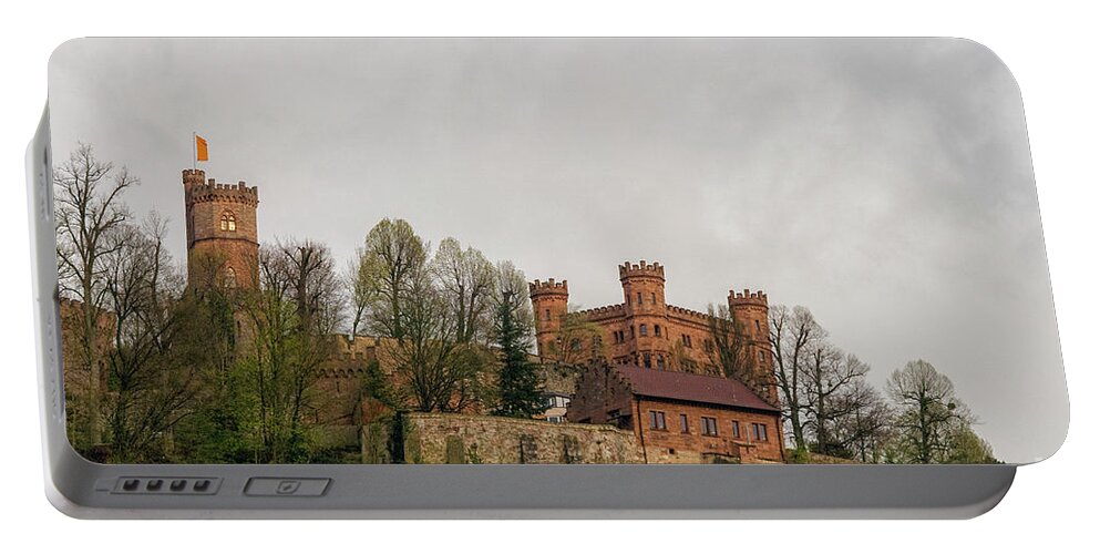 Castle Portable Battery Charger featuring the photograph Ancient castle in Germany by Patricia Hofmeester