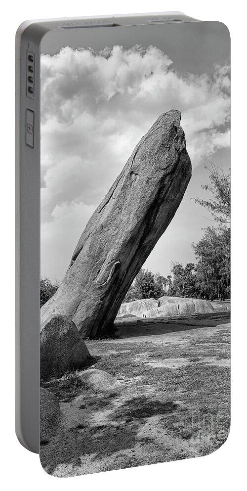 Ancient Portable Battery Charger featuring the photograph Ancient standing rock by Kiran Joshi