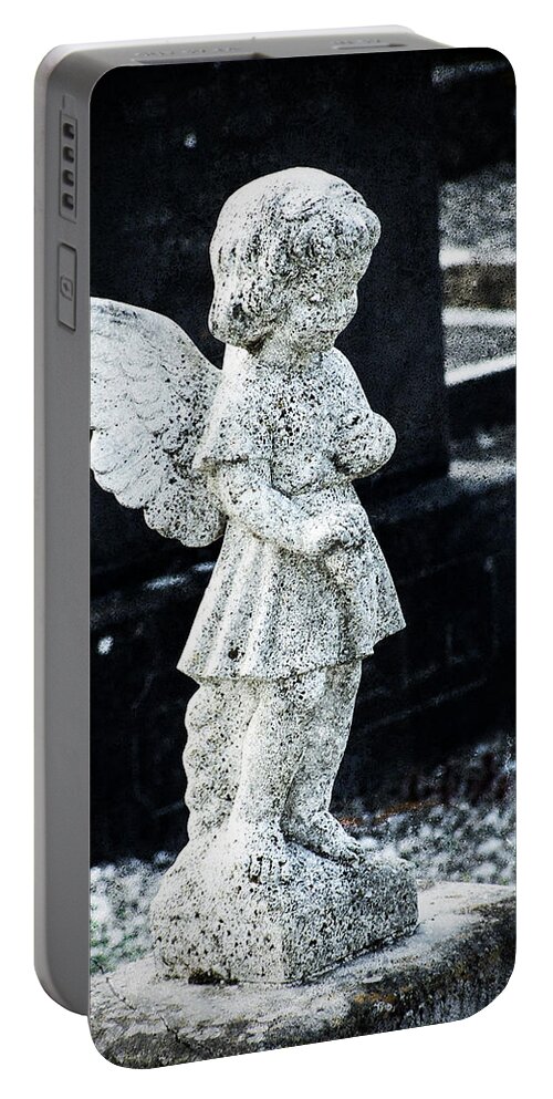 Ireland Portable Battery Charger featuring the photograph Angel in Roscommon No 3 by Teresa Mucha